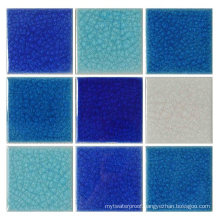 Bathroom Porcelain Crackle Glass Mosaic Tile Backsplash